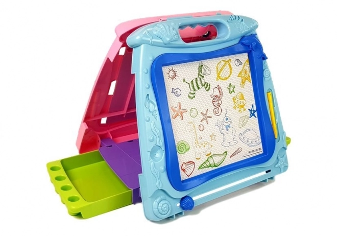 Tableau de dessin Recto-verso Stylos Aimants