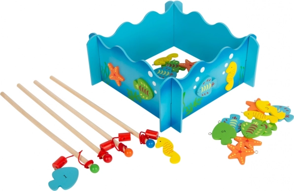 small foot jeu de pêche magnétique monde marin