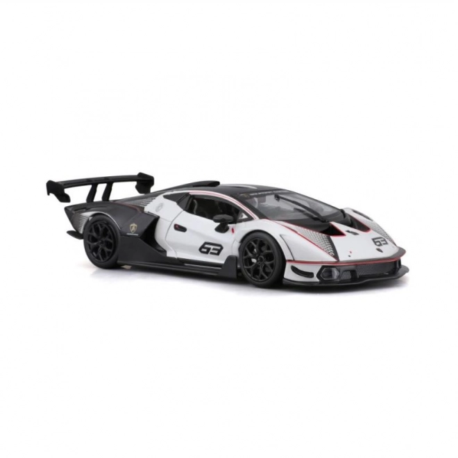 Bburago 1:24 Course Lamborghini Essenza SCV12 – Blanc