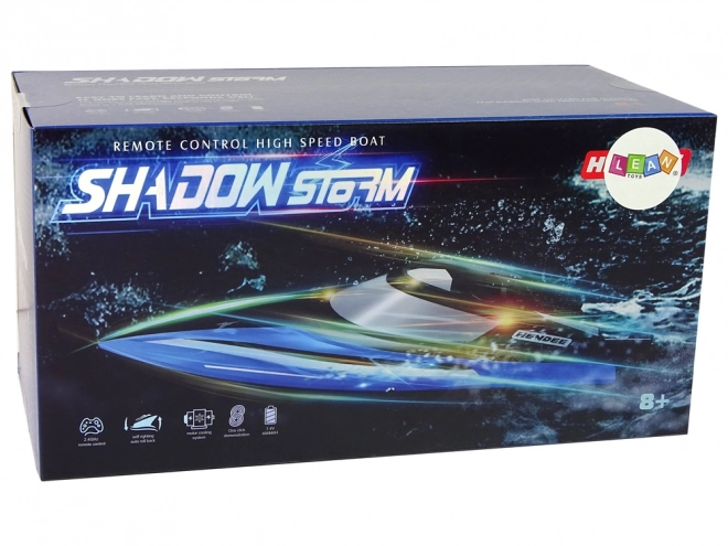 Bateau à moteur R/C 2.4G Rouge 20-25 KM/H
