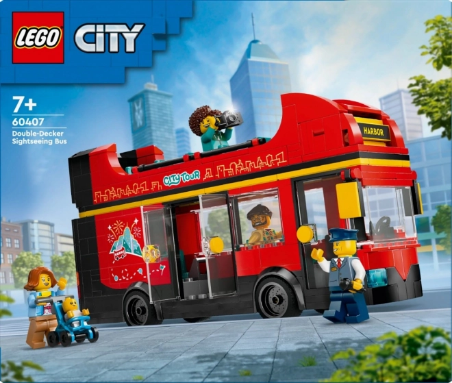 LEGO City 60407 Bus touristique rouge à deux étages