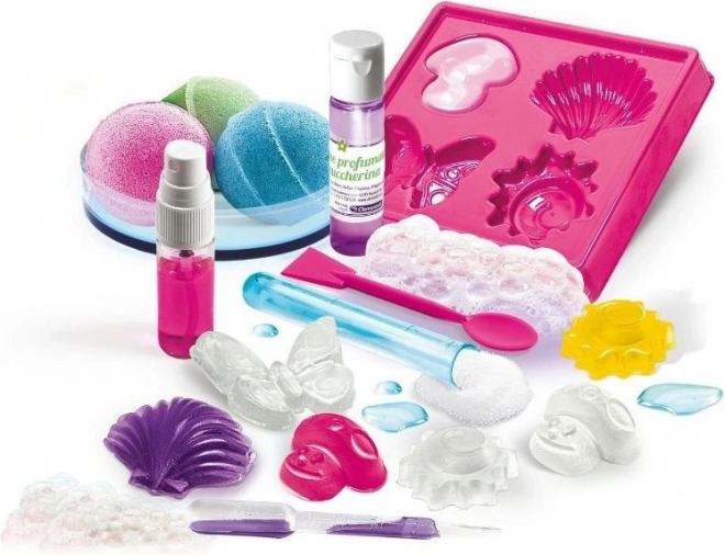 CLEMENTONI Science&Play Laboratoire de fabrication de savons et de bombes de bain