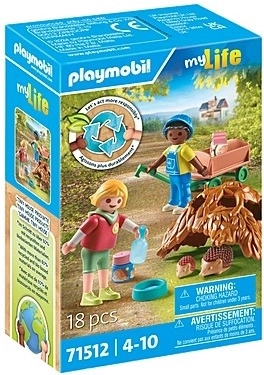 Set de figurines Playmobil My Life Soin des hérissons