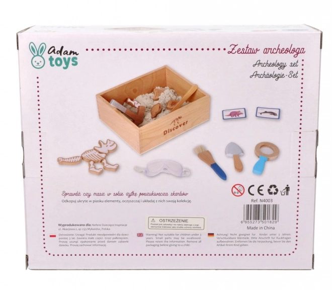 Ensemble archéologique pour enfants avec sable cinétique