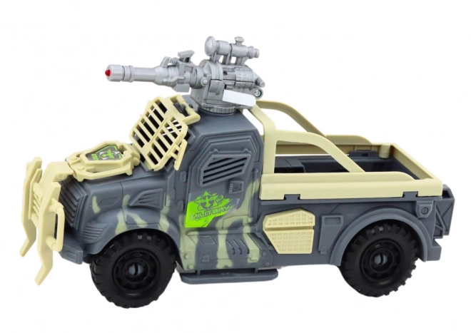 Ensemble militaire pour enfants avec véhicules de combat et avions