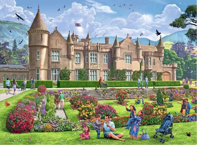 Puzzle Ravensburger Résidences Royales du Royaume-Uni 4x500 pièces