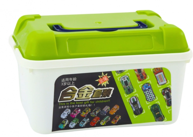 Ensemble de petites voitures dans une valise 30 pcs Voitures