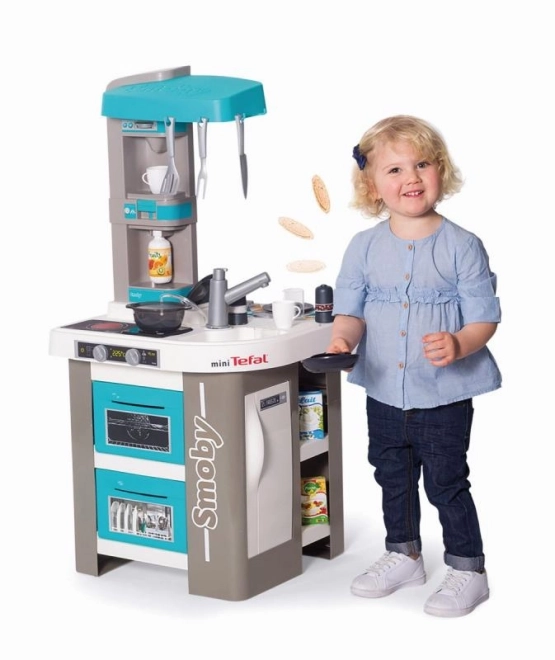 Cuisinette Studio Tefal Bubble bleu-gris électronique