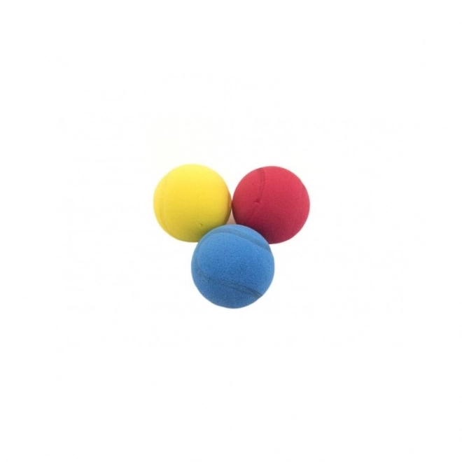 Ballons colorés en mousse pour soft tennis - 3 pièces