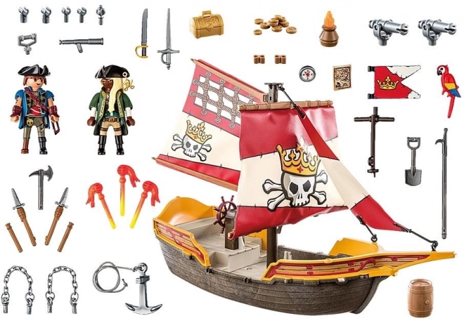 Pirates PLAYMOBIL navire pirate avec figurines