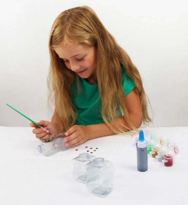 Ensemble créatif Vases scintillants - peinture sur verre