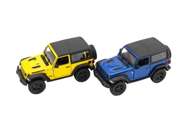 Voiture en métal Kinsmart Jeep Wrangler 2018 à rétrofriction 12,5cm