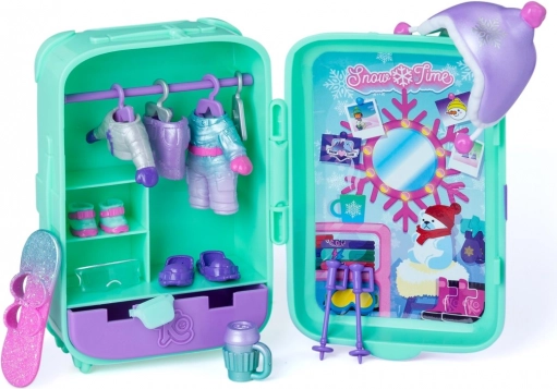 Valise avec penderie pour jouer partout