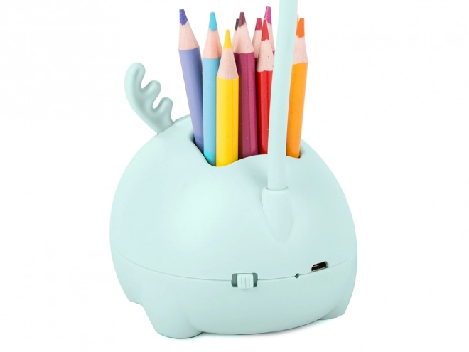 Lampe de nuit LED pour enfants avec charge USB et organiseur