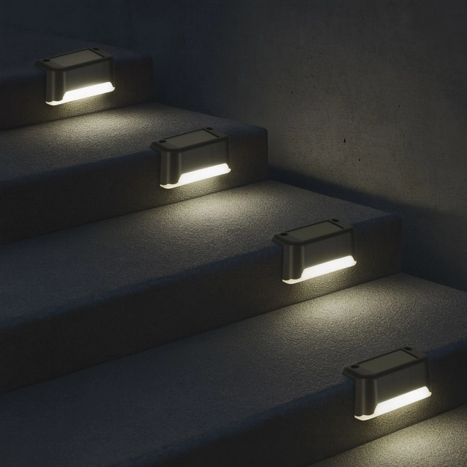 Lumière LED solaire pour escalier extérieur 8 pièces