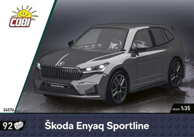 COBI Škoda Enyaq Sportline, 1:35, 92 pièces