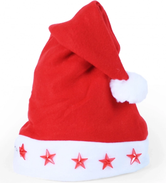 Bonnet de Noël avec étoiles clignotantes