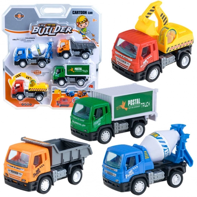 Ensemble de Jouets - Véhicules de Construction