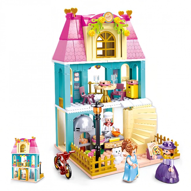 Village Rêve de Filles Sluban M38-B0875 Maison à deux étages avec grenier