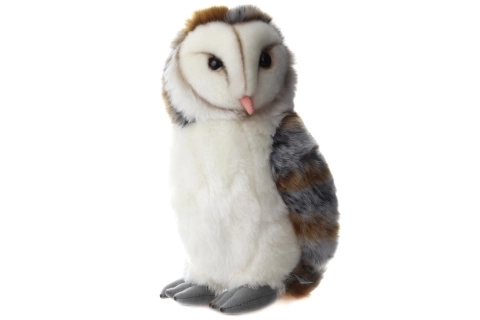 Chouette Effraie en Peluche 27 cm