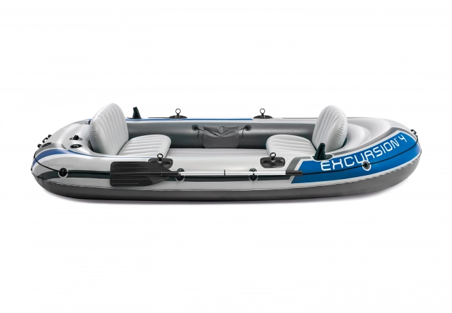 Bateau gonflable Excursion 4 pour 4 personnes avec pagaies et pompe
