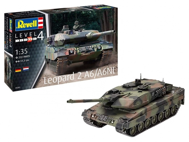 Modèle en plastique Leopard 2A6/A6NL