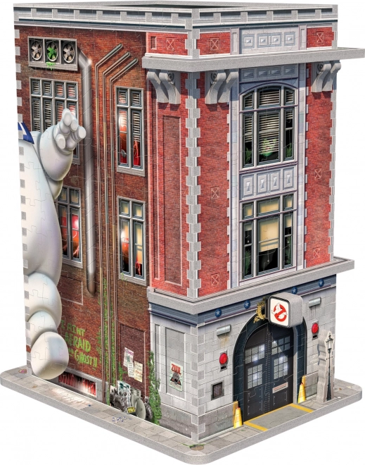 Puzzle 3D WREBBIT Ghostbusters : Caserne des pompiers des chasseurs de fantômes 500 pièces