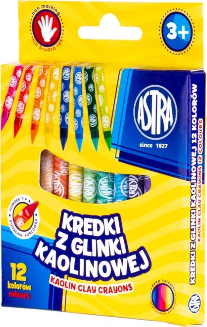 ASTRA Crayons en kaolin 12 pcs