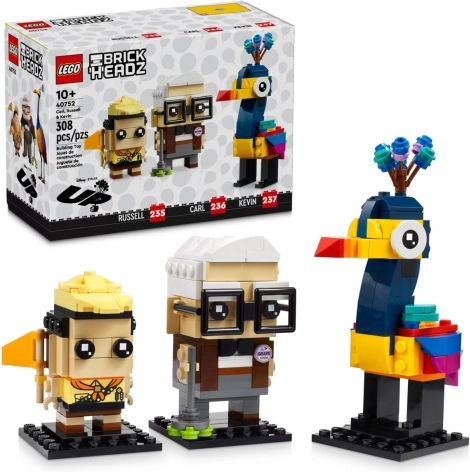 Lego BrickHeadz Disney et Pixar Là-haut : Carl, Russell et Kevin