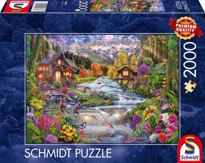 Puzzle Ruisseau Montagnard 2000 pièces