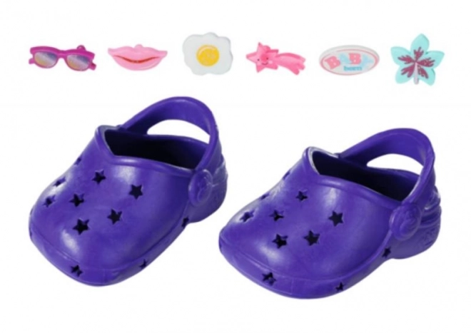 BABY born Sandales en gomme, 3 types, 43 cm
