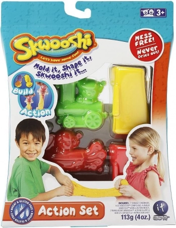 Skwooshi set d’action pour modélisation créative pour enfants 3+