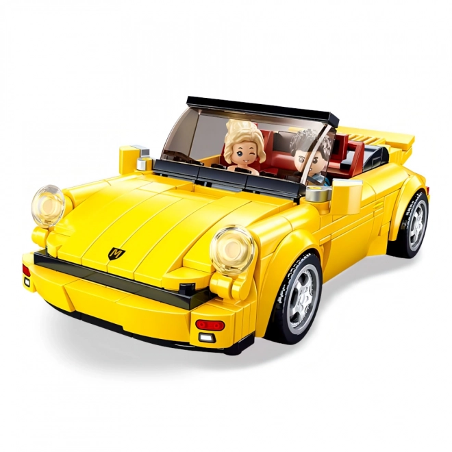 Voiture de sport jaune Sluban ModelBricks