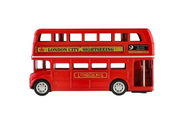 Bus à impériale rouge Londres 12 cm
