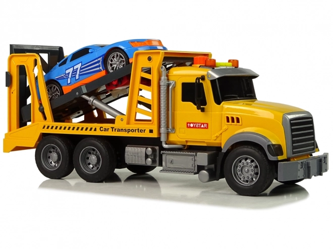 Transporteur Camion d'aide Rampe jaune Sons Lumières