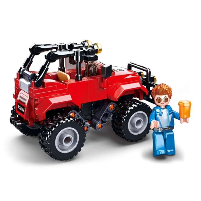 Sluban Town M38-B0902 Jeep rouge