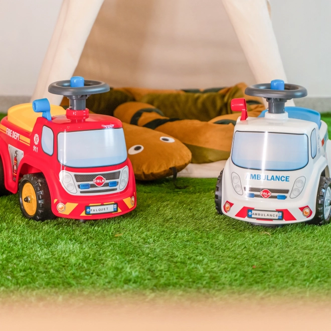Camion de pompier roulant avec klaxon pour enfants par FALK