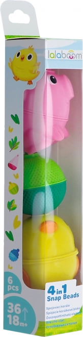 Kit de construction Lalaboom - Perles de connexion Mes premiers animaux
