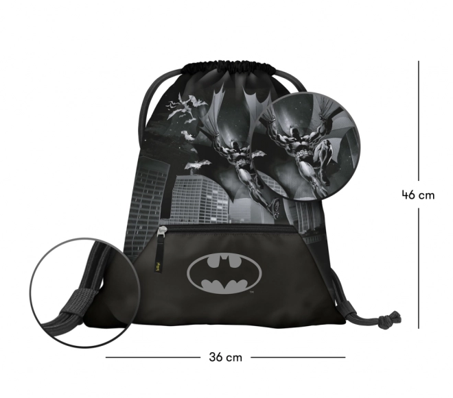 Ensemble scolaire Shelly avec Batman : cartable, trousse, sac