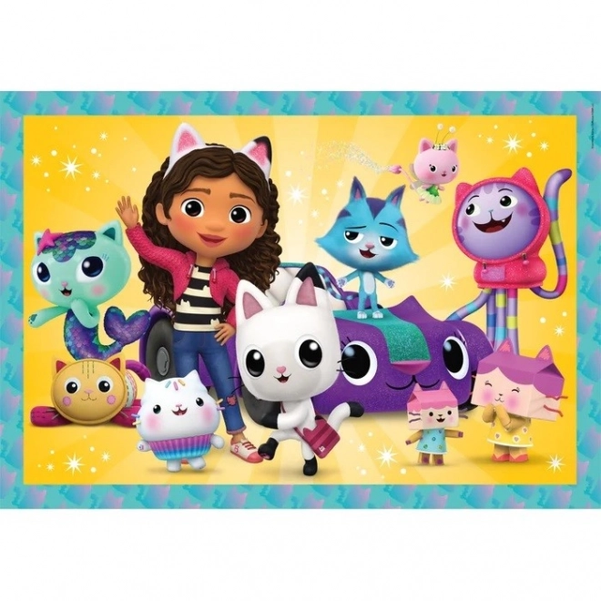 Puzzle 24 pièces Maxi maison des chats Gabi