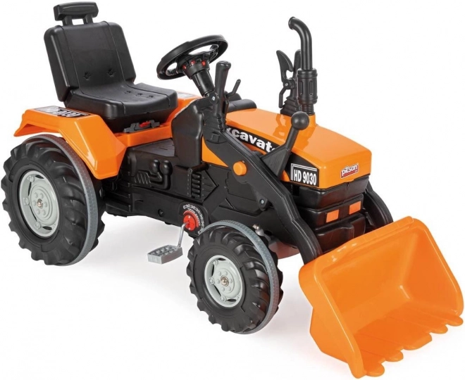 Pilsan Tracteur à pédales avec pelle XXL orange