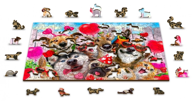 Puzzle en bois Temps pour la fête 600 pièces