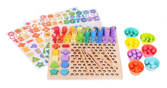 Ensemble de Jeu en Bois