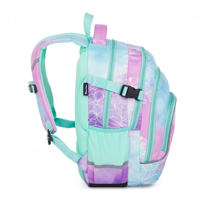 Sac à dos étudiant OXY Scooler fleurs