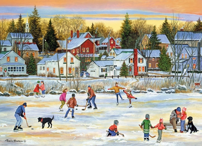 Puzzle Patinage du soir 1000 pièces EUROGRAPHICS