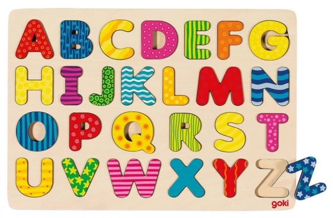 Puzzle Goki ABC alphabet - lettres majuscules