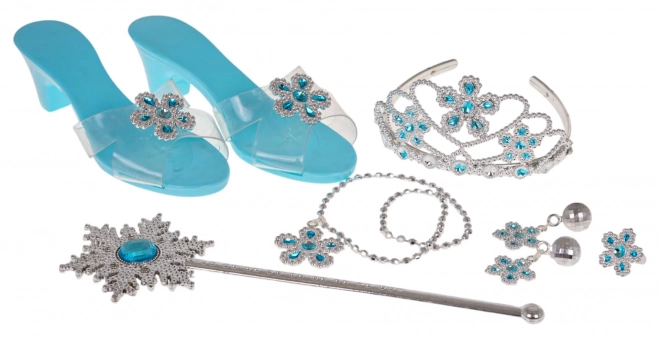 Méga ensemble pour petite princesse bleu