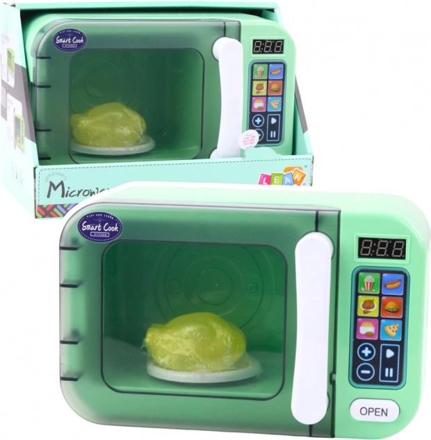 Micro-ondes pour enfants avec sons et lumières Vert