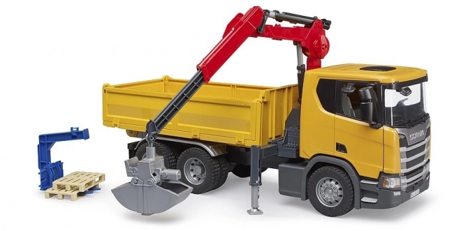 Camion Bruder Scania avec bras