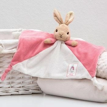 Arc-en-ciel Peluche pour dormir lapin Flopsy rose